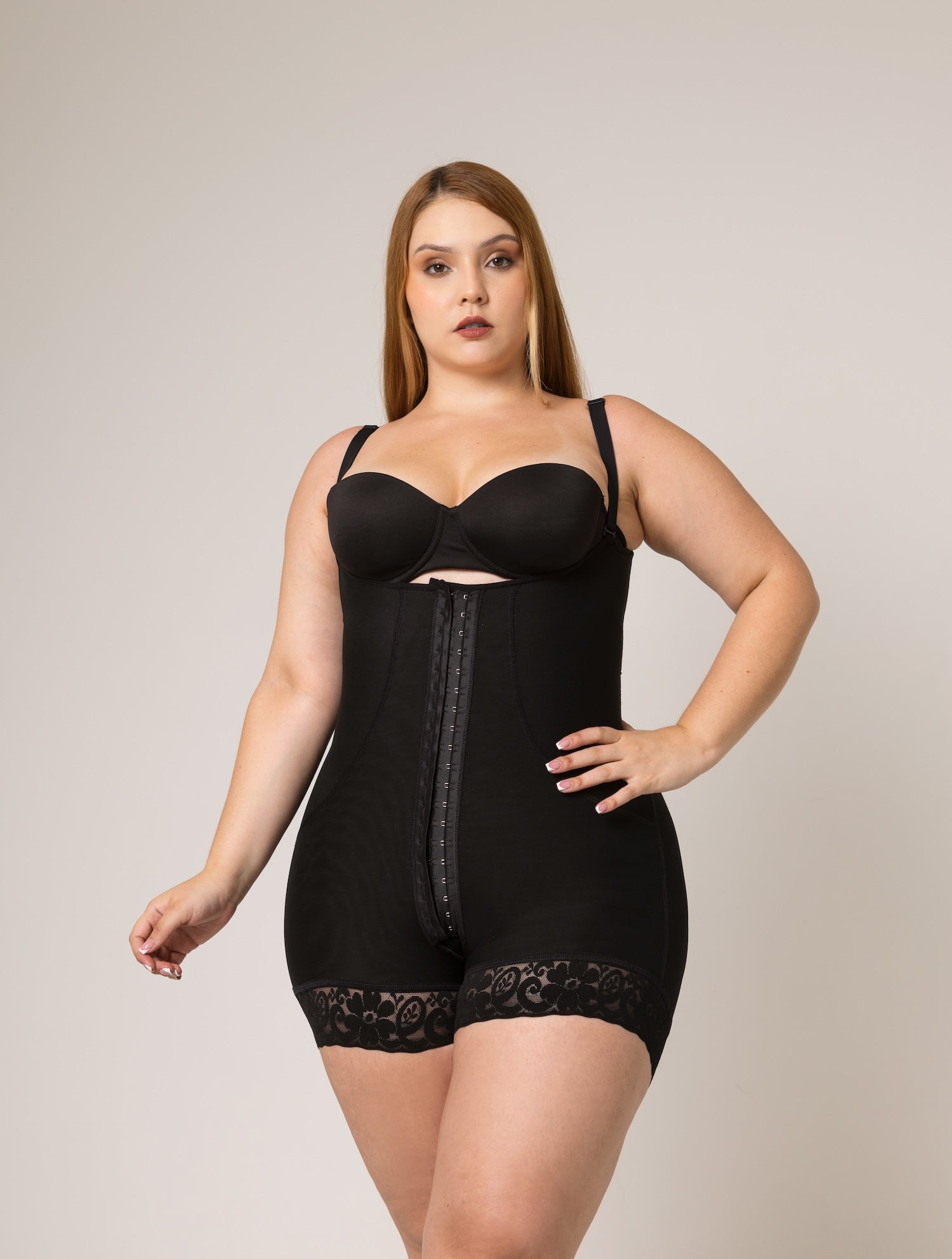 Faja corta de alta compresión