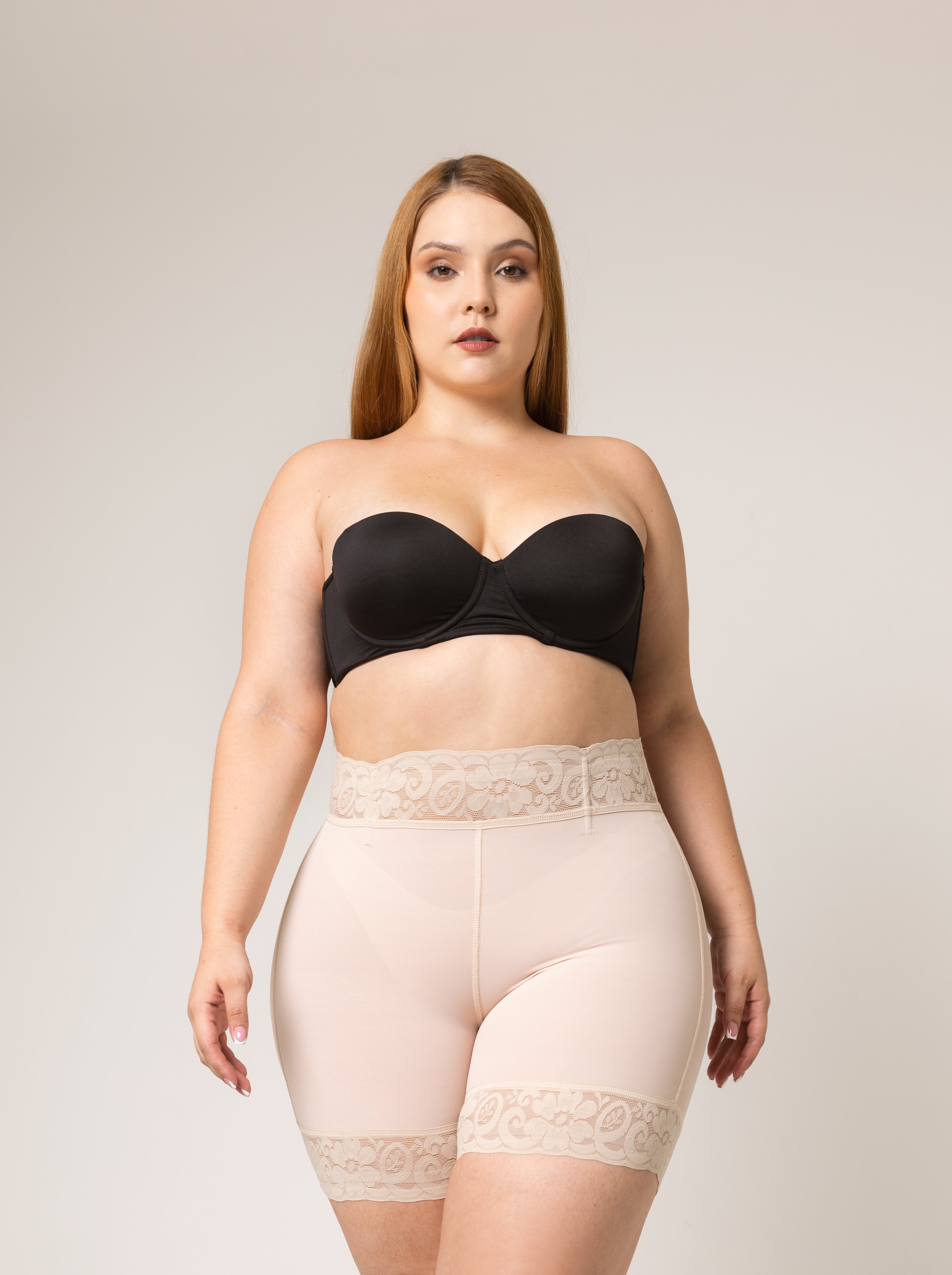 Short media pierna de alta compresión y realce de glúteos